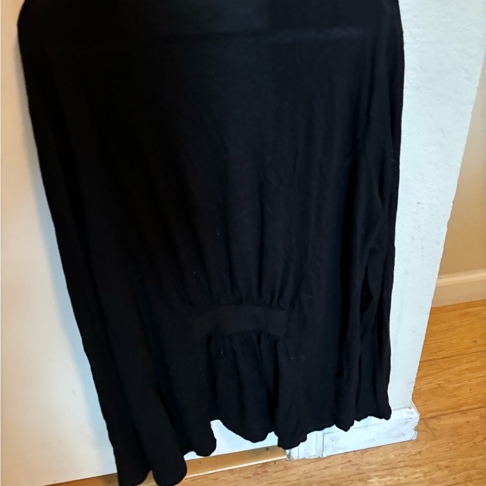 Black Small Peplum Summer Light Jacket